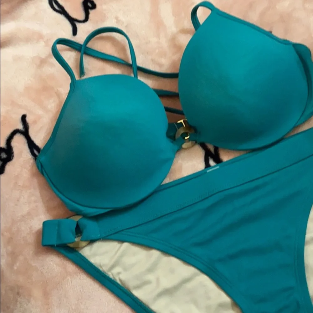 Victoria's Secret Teal Bikini Set